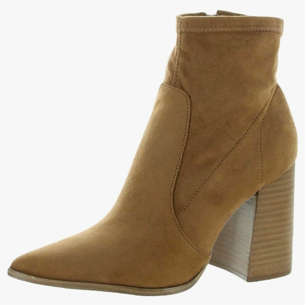 Steve Madden Women’s Tan Suede Ankle Boots